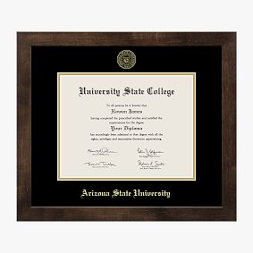 College Diploma Frame - Mocha Walnut