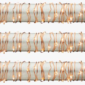 Micro LED String Lights, Copper, 10ft, Set of 3