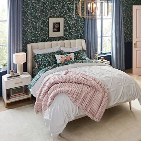 Rifle Paper Co. Bramble Fields Evergreen Sheet Set