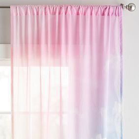 Rainbow Sky Sheer Curtain