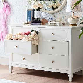Auburn 6-Drawer Wide Dresser (51w x 21d&quot;)