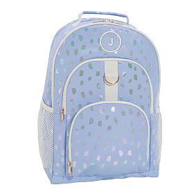 Gear-Up Iridescent Blue Brushstroke Backpack