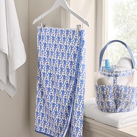Roller Rabbit Monkey Shower Caddy &amp; Bath Wrap Set