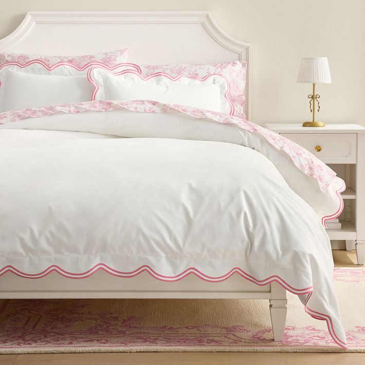 Couette Pleine Taille LoveShackFancy X Pottery Barn - Velours Blush - Style French Country - Neuve Sans étiquette