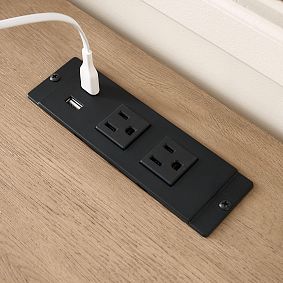 Colette Smart Storage Desk (58")