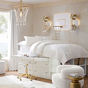 Crystal Basketball Hoop Pendant (15")