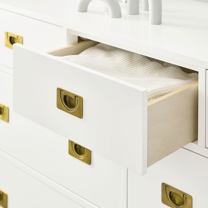 campaign dresser Vintage Lacquered Bassett Campaign Dresser – Bluegrass Furniture  Rejuvenation