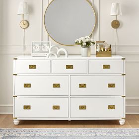 Campaign 7-Drawer Dresser, Simply White Campaign 7-Drawer Dresser, Simply White