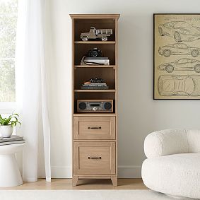 Hampton Bookcase with Storage Drawers (20")