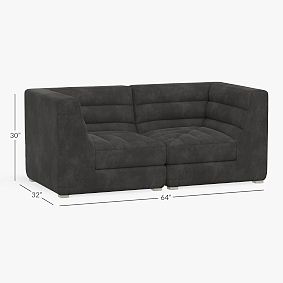 Hudson Loveseat Set with Storage (64")