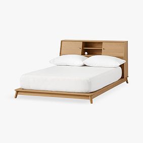 west elm x pbt Mid-Century Headboard Storage Platform Bed