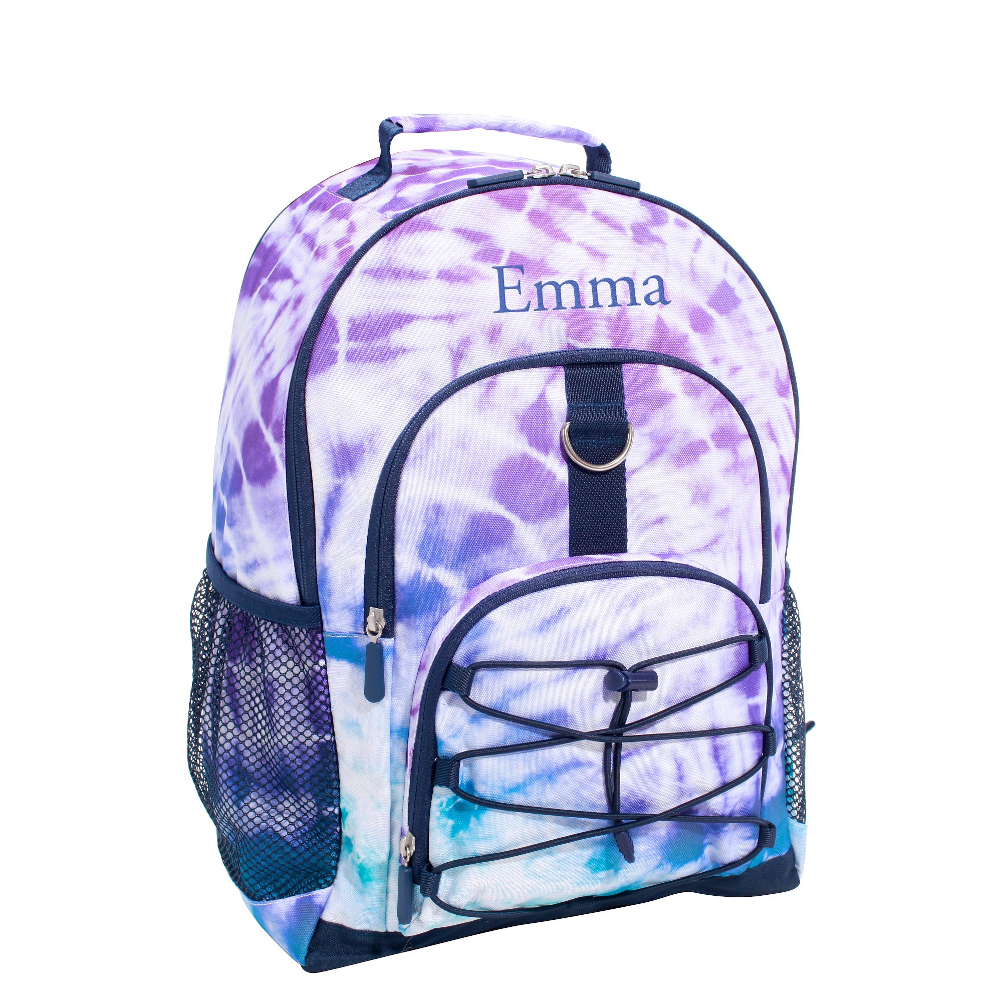 VS PINK COLLEGIATE BLUE CLOUD TIE DYE BACK PACK Heart Tie Dye back to school backpack + matching pencil  main image 3
