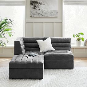 Hudson Sectional Set with Storage (64")