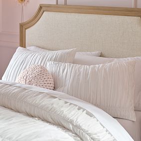 Voile Ruched Duvet Cover