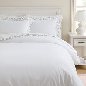 Stoney Clover Lane Rainbow Scallop Duvet Cover