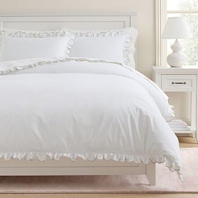 Stoney Clover Lane Rainbow Scallop Duvet Cover