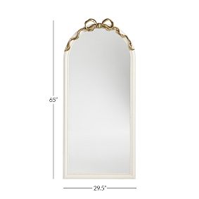 LoveShackFancy Bow Oversized Floor Mirror (29.5"x65")