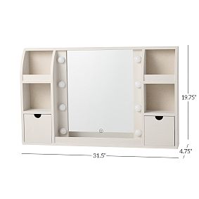Marquee Beauty Storage Mirror (32"x20")