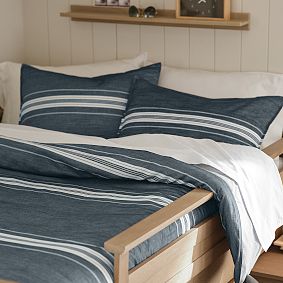 Windward Stripe Reversible Duvet Cover