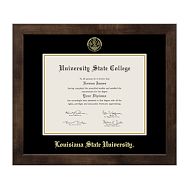 Louisiana State University Diploma Frame - Mocha
