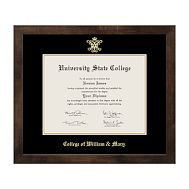 William & Mary Diploma Frame - Mocha