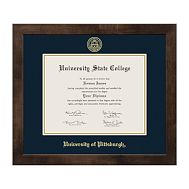University of Pittsburgh Diploma Frame - Mocha