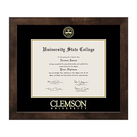 College Diploma Frame - Mocha Walnut