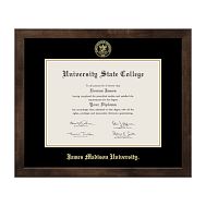 James Madison University Diploma Frame - Mocha