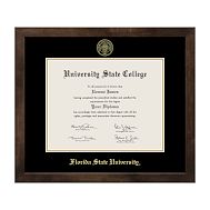 Florida State University Diploma Frame - Mocha