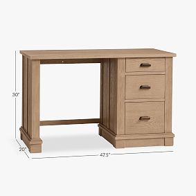 Turner Single Pedestal Storage Desk (47.5")