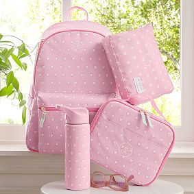Colby Roller Rabbit Pink Hearts Cold Pack Lunch Box