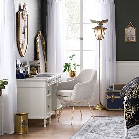 Velvet Baylor Stationary Desk Chair