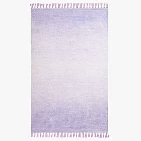 Ombre Tassel Performance Rug - Blush