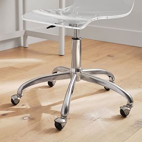 Piper Acrylic Swivel Desk Chair