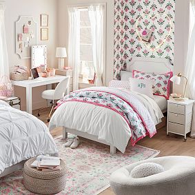 Roller Rabbit Hearts Bolster Pillow