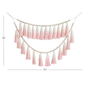 Tie-Dye Tassel Garland