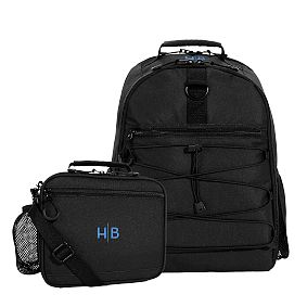 Black Adaptive Backpack and Adaptive Lunch Bundle