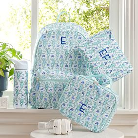 Colby Roller Rabbit Teal Monkey Backpack