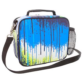 Gear-Up Drip Painting Blue Glow-in-the-Dark  Lunch Boxes