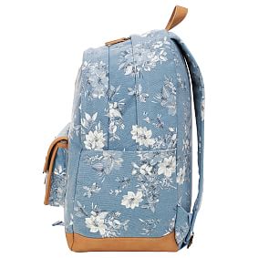 Northfield Light Blue Camilla Floral Recycled Backpacks