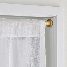 Tension Curtain Rod - Brass