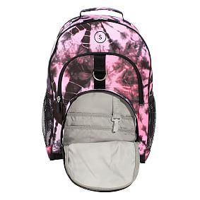 Gear-Up  Santa Cruz Tie-Dye Backpack, Pink/Black