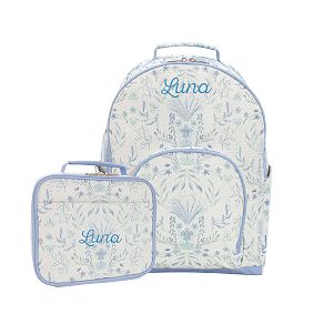 Gear-Up Nantucket Shells Backpack &amp; Cold Pack Lunch Box Bundle