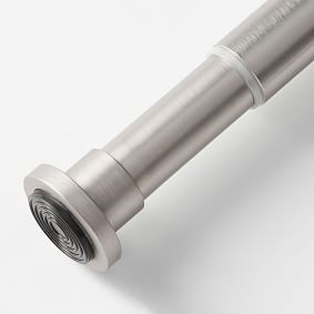 Pewter Tension Curtain Rod