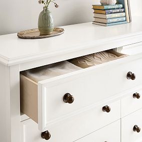 Chris Loves Julia Turned Wood 6-Drawer Dresser (56w x 19d")