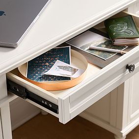 Colette Smart Storage Desk &amp; Bookshelf Set