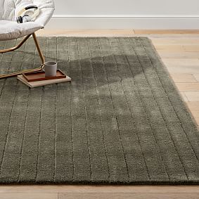 Cord Shag Rug - Dusty Olive
