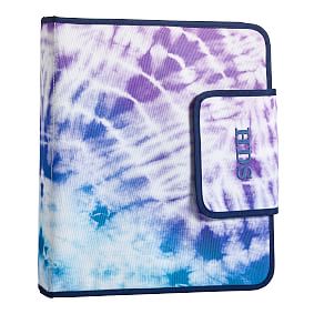 Gear-Up Purple Navy Laguna Tie-Dye  Homework Folder