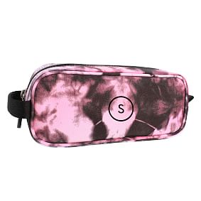 Gear-Up Santa Cruz  Tie-Dye Pencil Case, Pink/Black