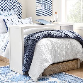 Over-Bed Rolling Desk (50.5"-65.5")